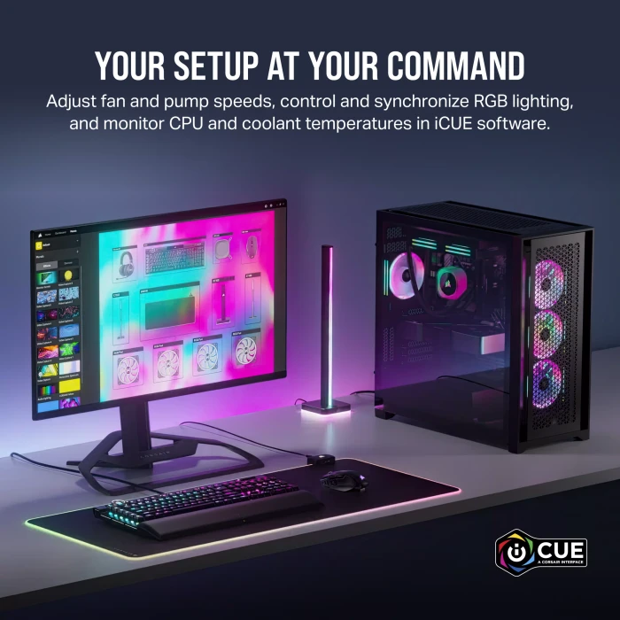 Corsair iCUE LINK H150i RGB, schwarz