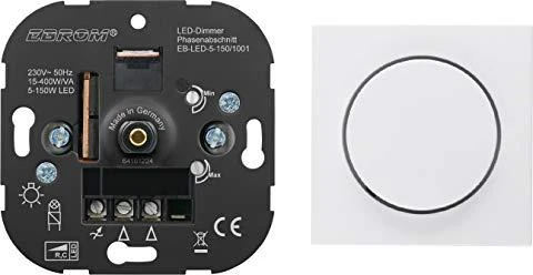 Berker S.1/B.3/B.7 Zentralstück für Drehdimmer/Drehpotenziometer, polarweiß glänzend