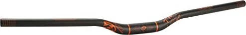Reverse Lead 31.8mm/25mm/4° up/9° back Riser Lenker 770mm black/fox-orange