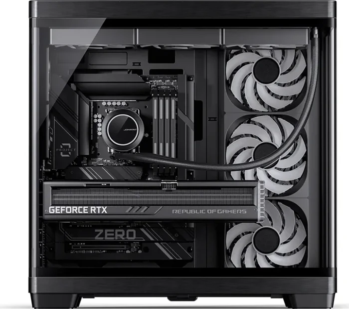 Jonsbo TK-4 Black, Glasfenster