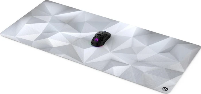 Endorfy Crystal Onyx White XL, 900x400mm, Motiv weiß/grau