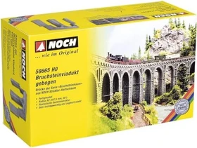 Noch Bruchstein-Viadukt, gebogen