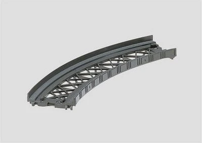 Märklin - Spur Z Zubehör - Rampenstück gebogen R145mm 45 Grad