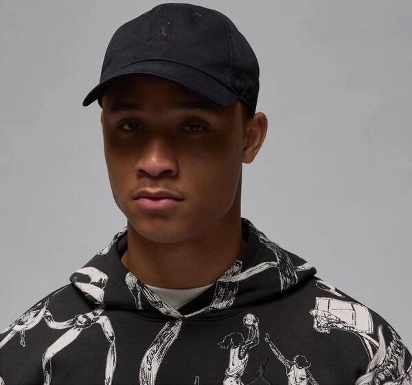 Nike Jordan Club unstrukturierte Kappe schwarz