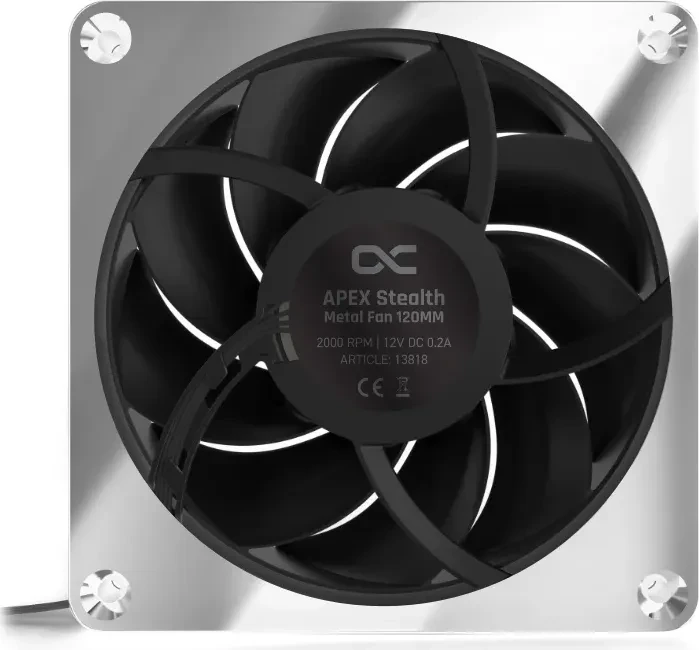 Alphacool Apex Stealth Metall Chrome 2000rpm, 120mm