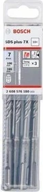 Bosch Professional SDS-plus-7X Hammerbohrer, 7x100x165mm, 10 Stück