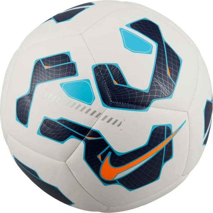 Nike Pitch Fußball white/blackened blue/hyper crimson