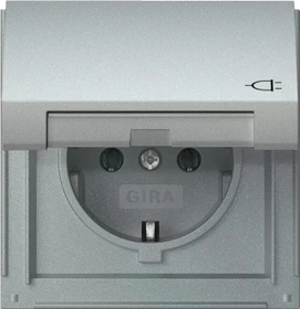 Gira System 55 SCHUKO-Steckdose 16A 250V, Alu