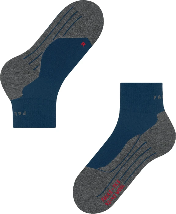 Falke TK5 Wool Short Wandersocken blue pond (Herren)