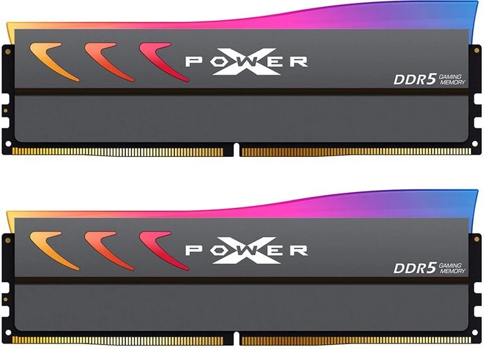 Silicon Power XPOWER Storm RGB gray UDIMM 32GB Kit, DDR5-6000, CL36-36-36-96, X8