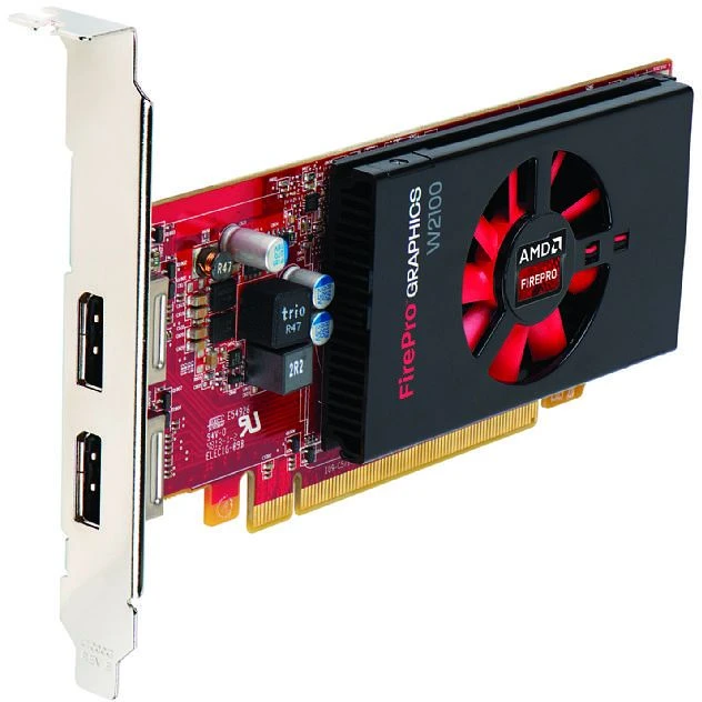 AMD FirePro W2100, 2GB DDR3, 2x DP