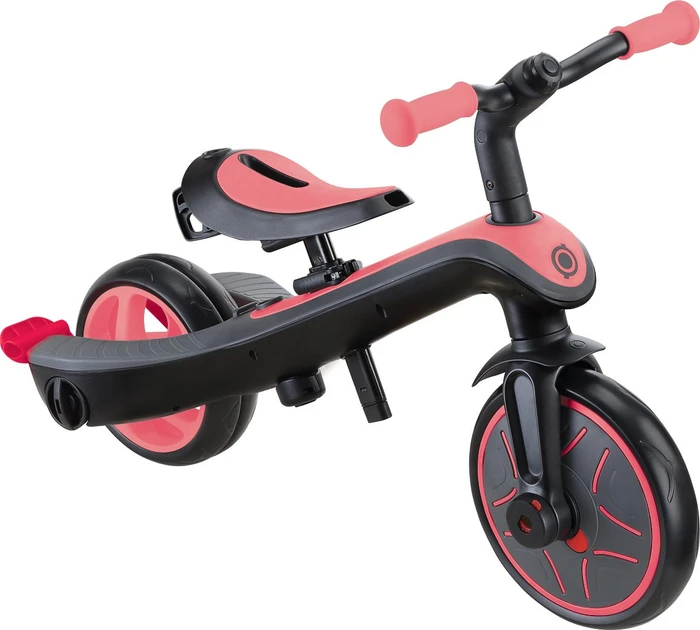 Globber Explorer Trike 4in1 neue Version coral pink