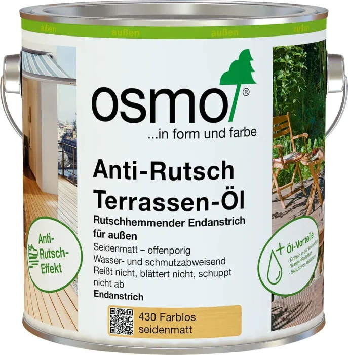 Osmo Anti-Rutsch Terrassen-Öl 430 außen farblos, 750ml