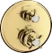 Hansgrohe Axor Montreux Thermostat Unterputz mit Kreuzgriff und Absperrventil polished gold optic Vorschaubild