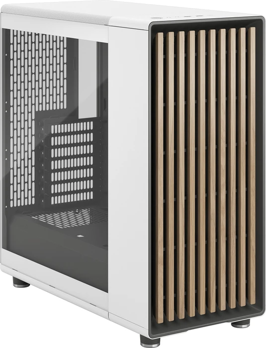 Fractal Design North Chalk White TG Clear, Glasfenster