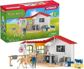Schleich Farm World - Tierarzt-Praxis mit Haustieren