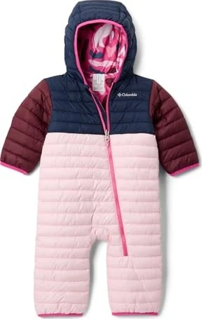 Columbia Powder Lite II Reversible Bunting Skianzug satin pink/coll navy/rich wine (Junior)
