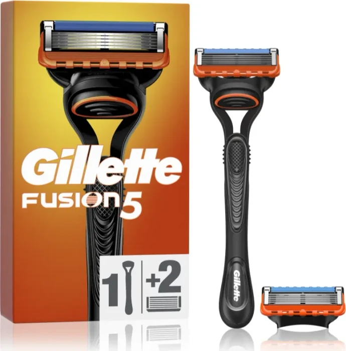 Gillette Fusion5 Rasierer + 2 Wechselklingen