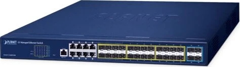 Planet GS-6311 Rackmount Gigabit Managed Switch, 8x SFP, 8x RJ-45/SFP, 4x SFP+