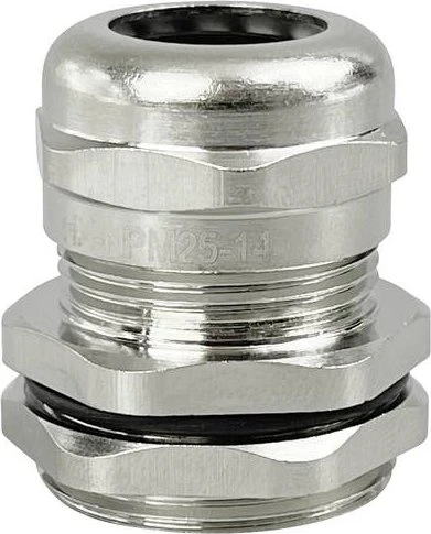 Conrad Electronic TRU Components Kabelverschraubung M25 Messing vernickelt