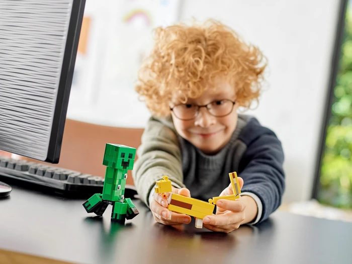 LEGO Minecraft - BigFig Creeper und Ozelot
