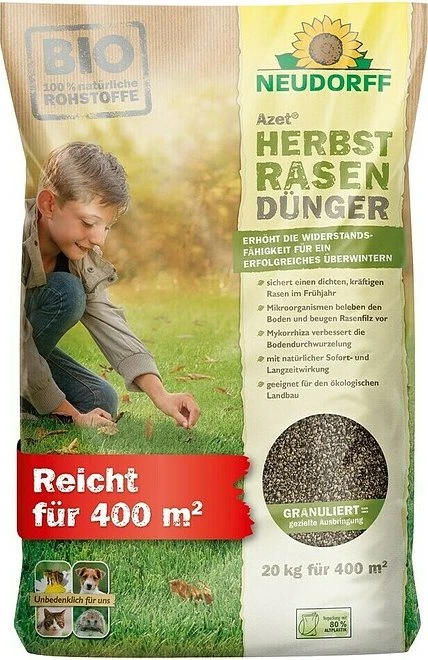 Neudorff Azet Herbst Rasendünger, 20kg (01210)
