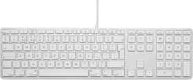 LMP Tastatur mit Zahlenblock für Mac, silber, USB, UK (LMP-KB-1243-UK / 17527)