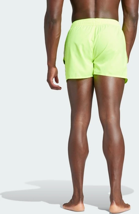 adidas 3-Streifen CLX Badeshorts lucid lemon/white (Herren)