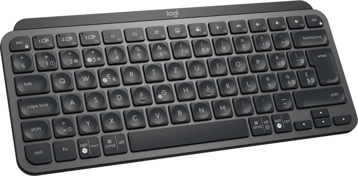 Logitech MX Keys Mini for Business, LEDs weiß, Logi Bolt, Graphite, schwarz, USB/Bluetooth, CH