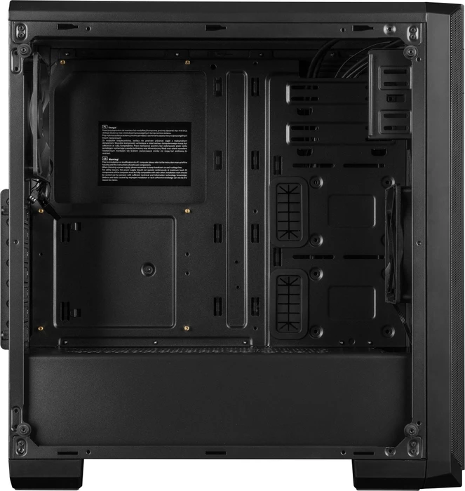 Modecom Oberon Pro Glass, schwarz, Glasfenster