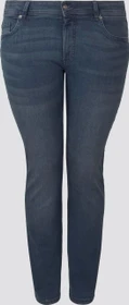 Tom Tailor Plus Slim Jeans Jeans used dark stone blue denim (Damen)