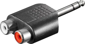 goobay 6.3mm Klinke/Cinch Stereo Adapter (11615)