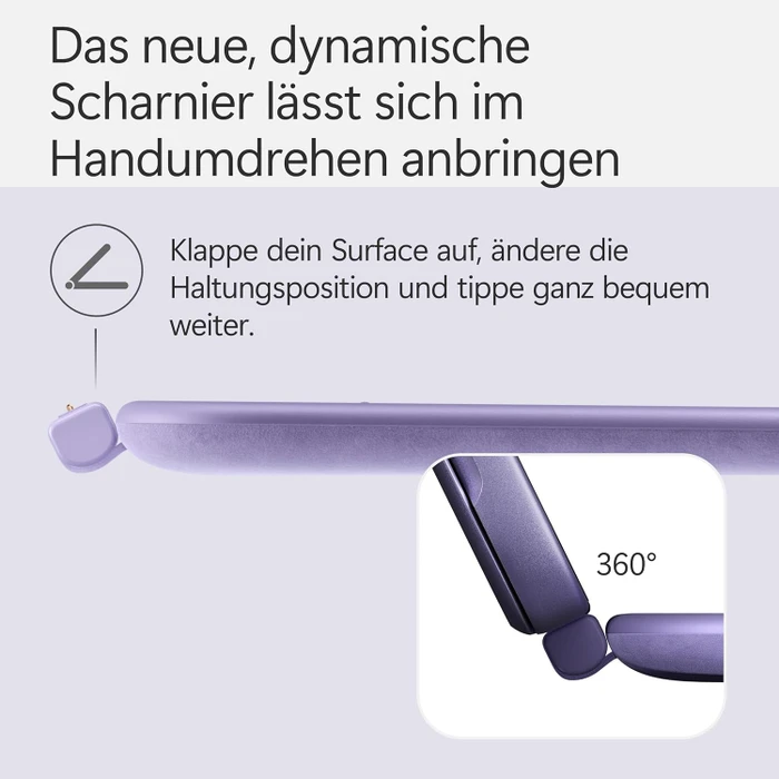 Microsoft Surface Pro 12" Keyboard mit Copilot-Taste, violett, DE