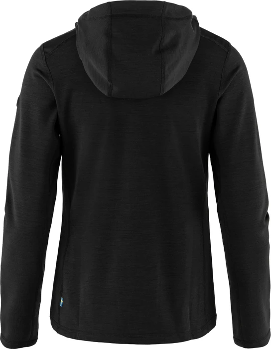 Fjällräven Keb Fleece Hoodie Funktionsjacke schwarz (Damen)