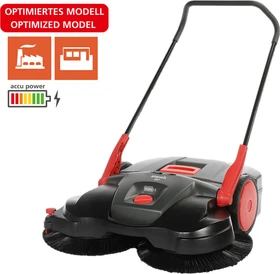 Haaga 697 ProfiLine Hand-Kehrmaschine mit optionalem Akkubetrieb