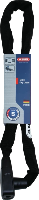 ABUS CityChain 6800/85 Kettenschloss, Schlüssel schwarz