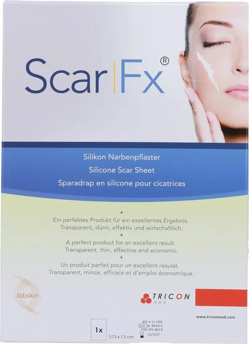 TriconMed Scar FX Silikon Narbenpflaster 3.75 x 7.5cm, 1 Stück