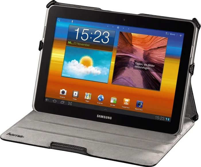 Hama Slim Schutzhülle für Samsung Galaxy Tab 10.1 schwarz