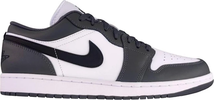 Nike Air Jordan 1 Low white/iron grey/black (Herren)
