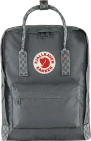Fjällräven Kanken super grey/chess pattern