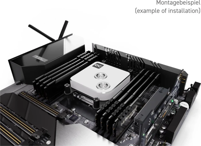 Alphacool Core 1 White, Messing/Nickel