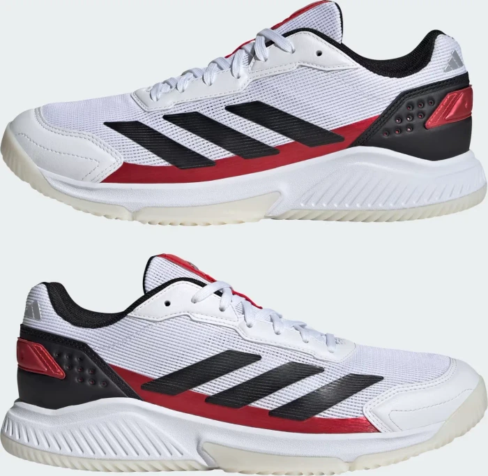 adidas Courtquick Padel cloud white/core black/lucid red (Herren)