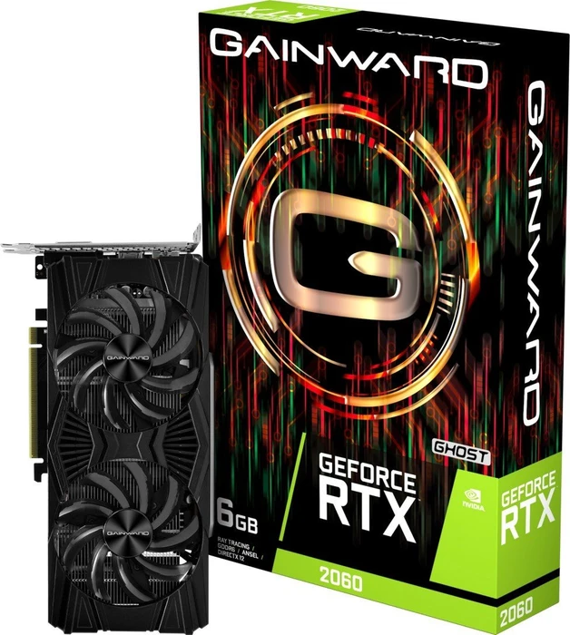 Gainward GeForce RTX 2060 Ghost, 6GB GDDR6, DVI, HDMI, DP