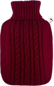 Hugo Frosch Klassik Strickbezug Wärmflasche rot