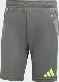 adidas Tiro 24 Competition Trainingshose kurz grey six/lucid lemon (Herren)
