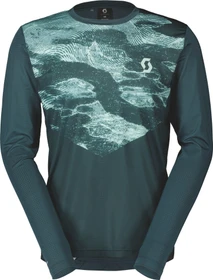 Scott Trail Flow Trikot langarm aruba green/mineral green (Herren)