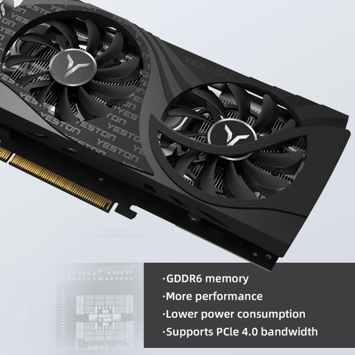 Yeston Radeon RX 6750 GRE 10G D6 GAEA, 10GB GDDR6, HDMI, 3x DP