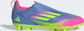 adidas F50 League Laceless FG/MG blue fusion/lucid lemon/lucid pink (Junior)
