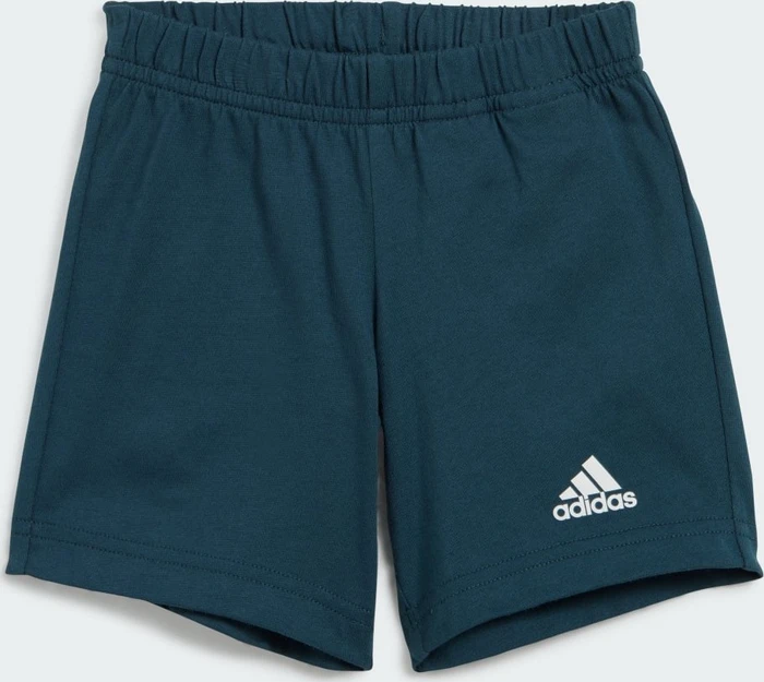 adidas Essentials Organic Cotton T-Shirt and Shorts Set light aqua/shadow violet (Junior)