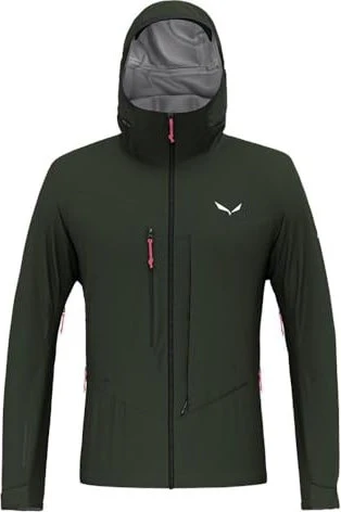 Salewa Sella 3L Hardshell Funktionsjacke green/dark olive (Herren)